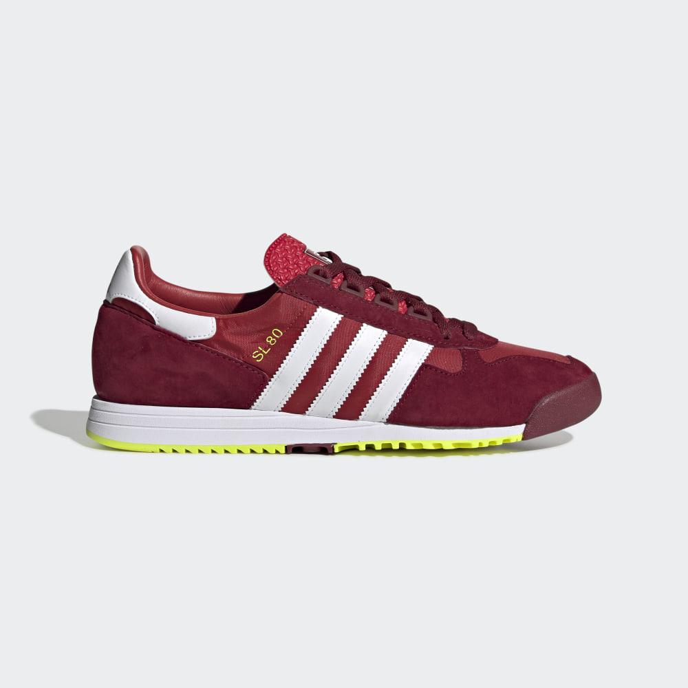 Adidas SL 80 Férfi Originals Cipő MélyPiros/Fehér/Bordó Akció 893615-KTE